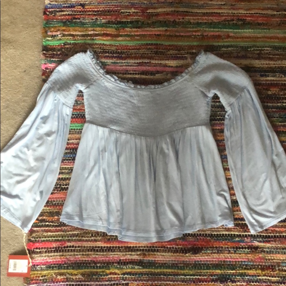 Baby blue shirt